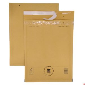 Kuplapussi 290 x 370 mm ruskea H8