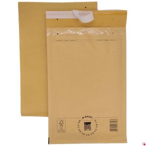 Kuplapussi 240 x 350 mm ruskea F6