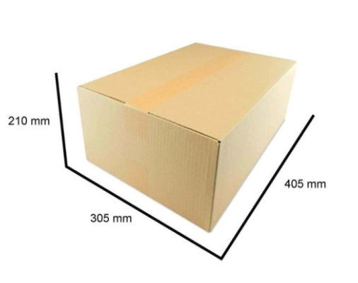 Pahvilaatikko 400x300x100/200 KK90 - Image 2