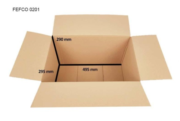 Pahvilaatikko 500x300x300mm KK105 - Image 3