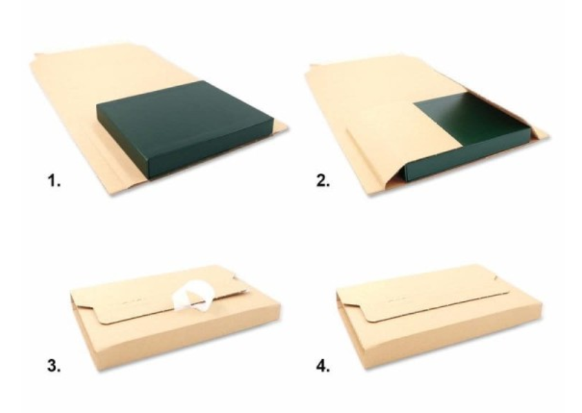 Pahvinen kuori 245X165X20-70mm BV2 ruskea - Image 4