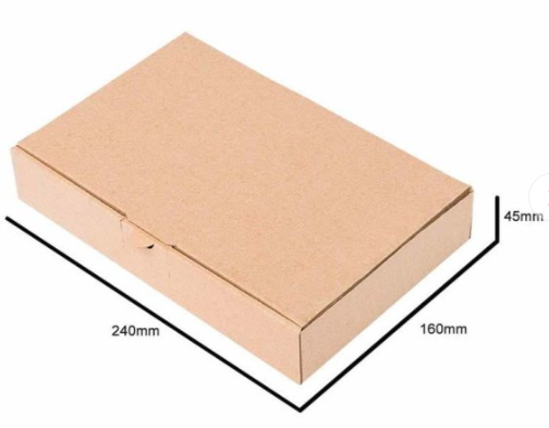 Stanssattu laatikko 240x160x45mm MB3 ruskea - Image 4