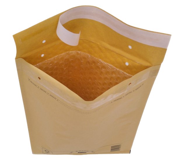 Kuplapussi 240x275mm ruskea E5 - Image 3