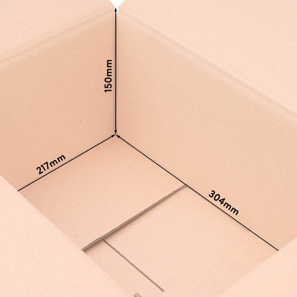 Pahvilaatikko vahva 300x220x150mm EB KK34 - Image 3